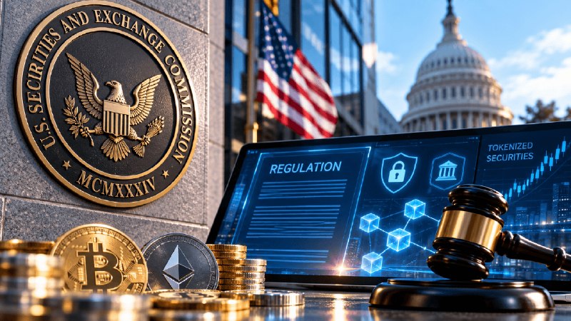 هيئة الأوراق المالية والبورصات الأمريكية تعزز التركيز على الحفظ والأوراق المالية المرمّزة