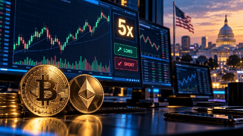 Crypto.com تطلق عقودًا آجلة دائمة للعملات المشفرة خاضعة للتنظيم في الولايات المتحدة برافعة تصل إلى 5 أضعاف