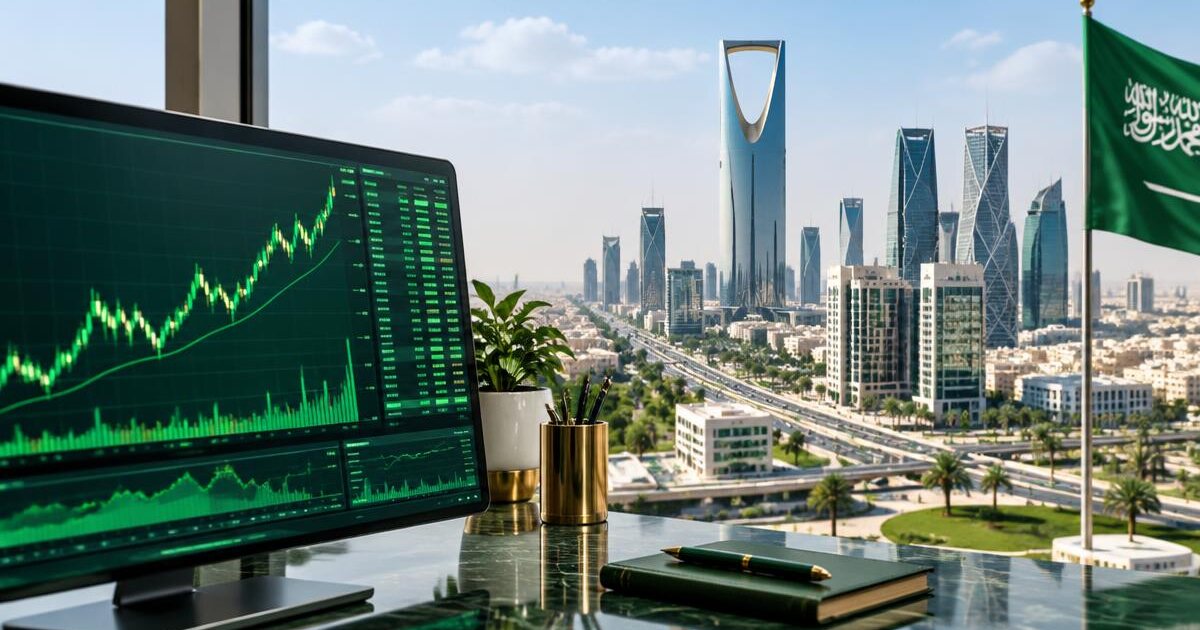 مؤشر تاسي اليوم مباشر شاشة تداول مؤشر تاسي أمام أفق مدينة الرياض